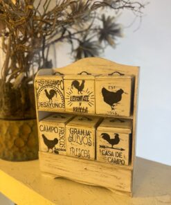 🌿 Cajita de Aromáticas “Casa de Campo” – Inspiración rústica para los sentidos