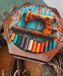🧵 Caja “Costura Vintage” – Homenaje en color al arte de crear