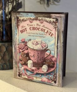 ☕ Caja “Chocolate de Claus” – Dulce encanto vintage para el alma