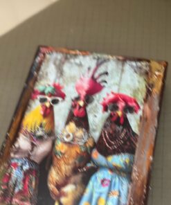 🐔 Caja “Gallinas con Flow” – Actitud vintage con mucho estilo